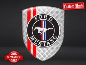 Ford Mustang Emblemas Auto Personalizados Alta Calidad Diseño Exclusivo